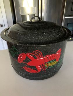 Large Enamel Pot