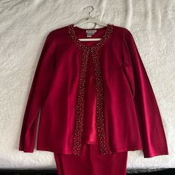 Adriana Propel Dress Outfit Red 
