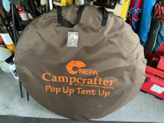 NAPA CRAFTER POP UP TENT , Water Resistant  Comfortable For 4 People . Like New Conditions 