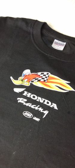 One-of-A-Kind!! Rare!! Official HONDA AMA "Woody W'Pecker" RACING TEE