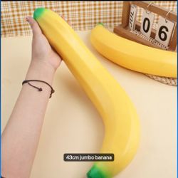 Giant Banana Flour Filled Squishy