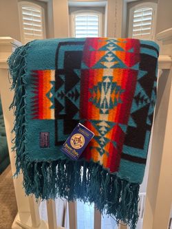 Navajo Beaver State Pendleton Blanket