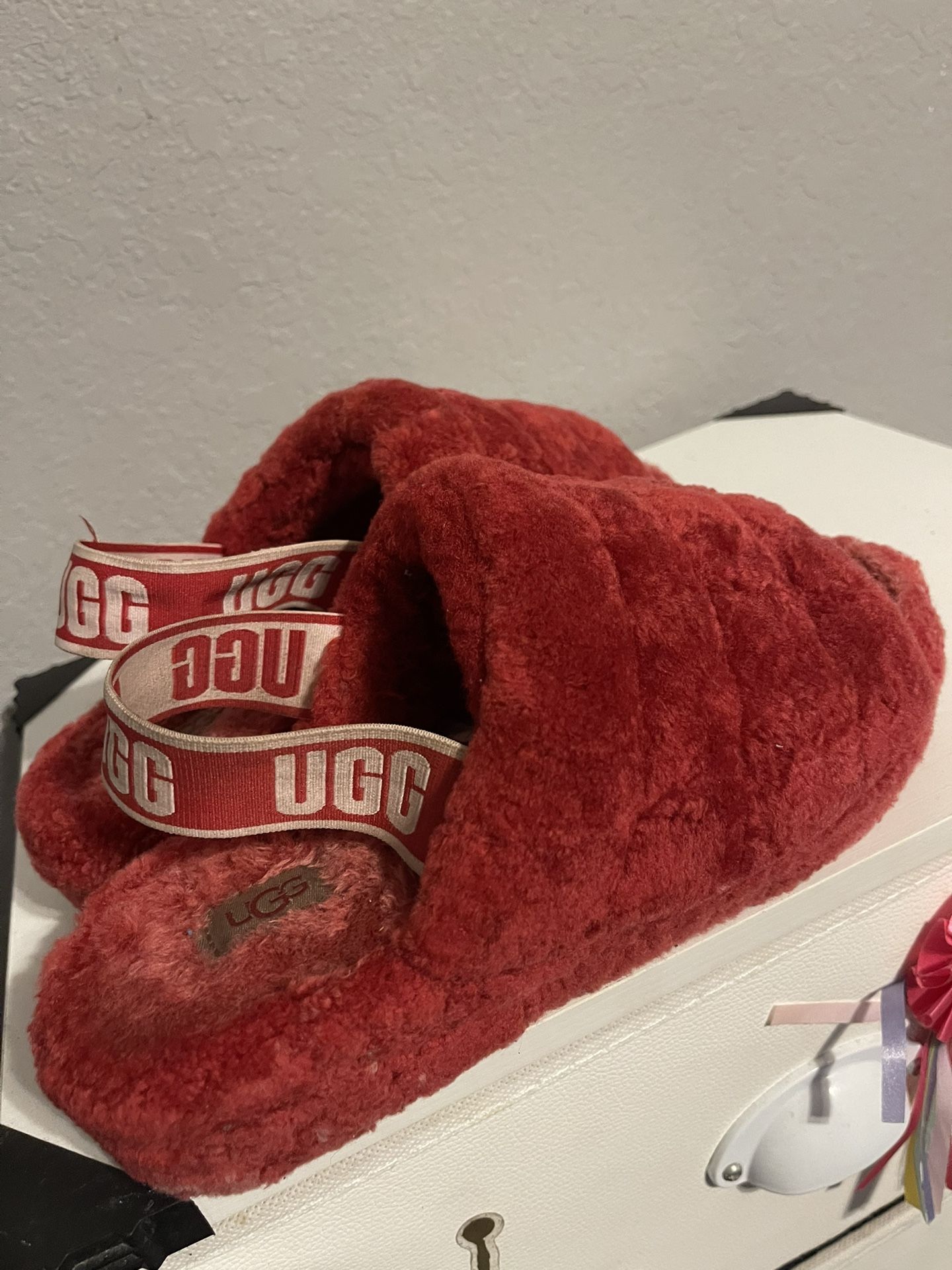 Uggs, Red, Size 8