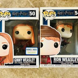 Funko Pop Ron And Ginny Weasley 