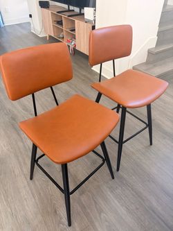 Set of 2 Modern Bar Stools