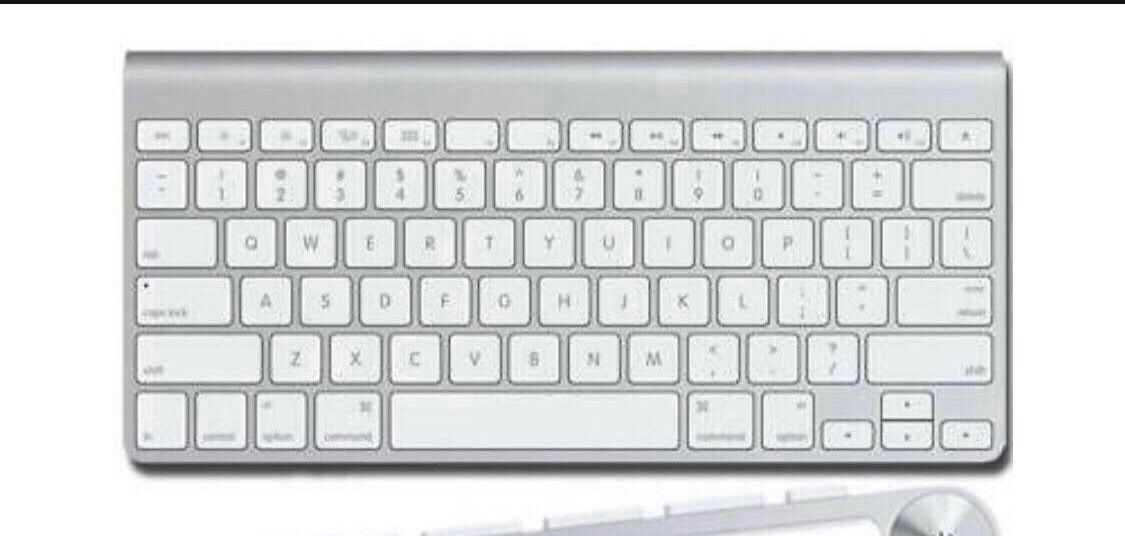 Apple A1314 Bluetooth Wireless Silver Slim Mini Keyboard laptop iMac