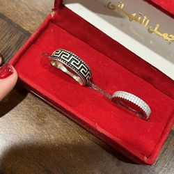 Wedding Band For Couple Women And Men Pure Silver