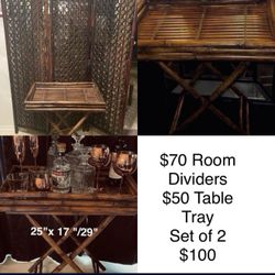 Bar  Tray  Storage Trunk Room Dividers