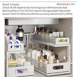Under Cabinet Organizer (Brand new) Adjustable