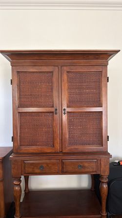 Wood cabinet for clothes or TV or storage