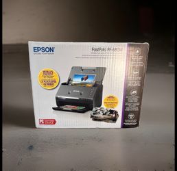 New Sealed Epson FastFoto FF-680W Photo Scanner Wireless/USB Duplex 1200 DPI