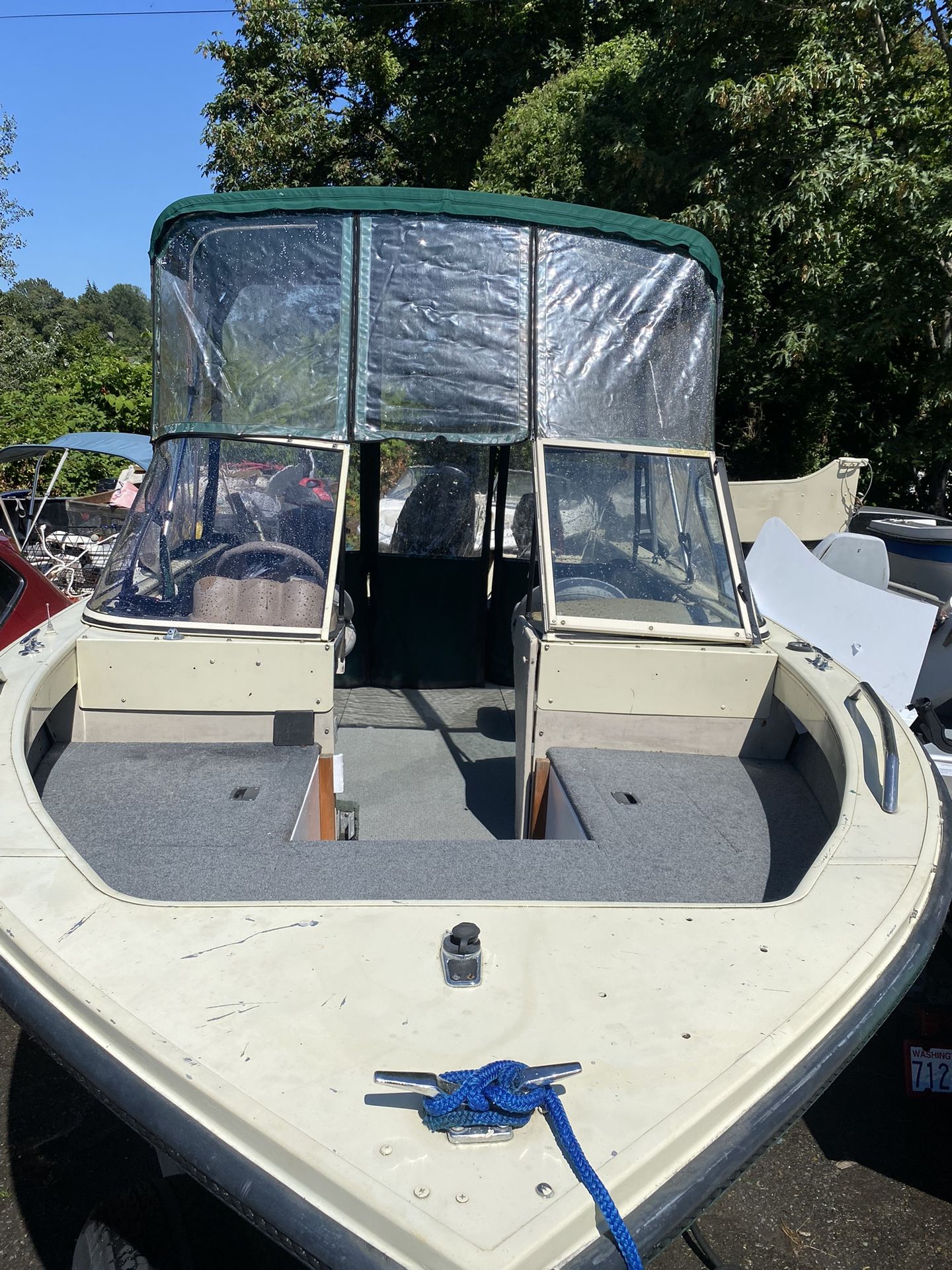 1999 Crest Liner 1850 Boat Trailer And Motors