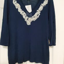 Willi Smith Sz L Ladies Top/nwt