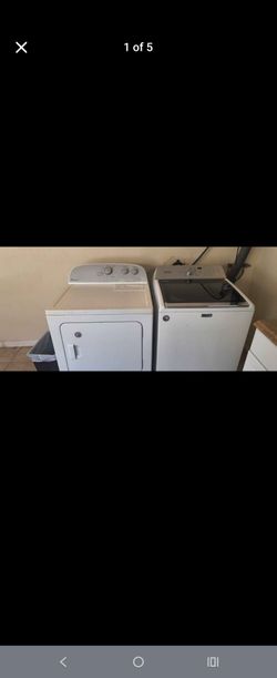 Whirlpool Dryer & Maytag Washer Set