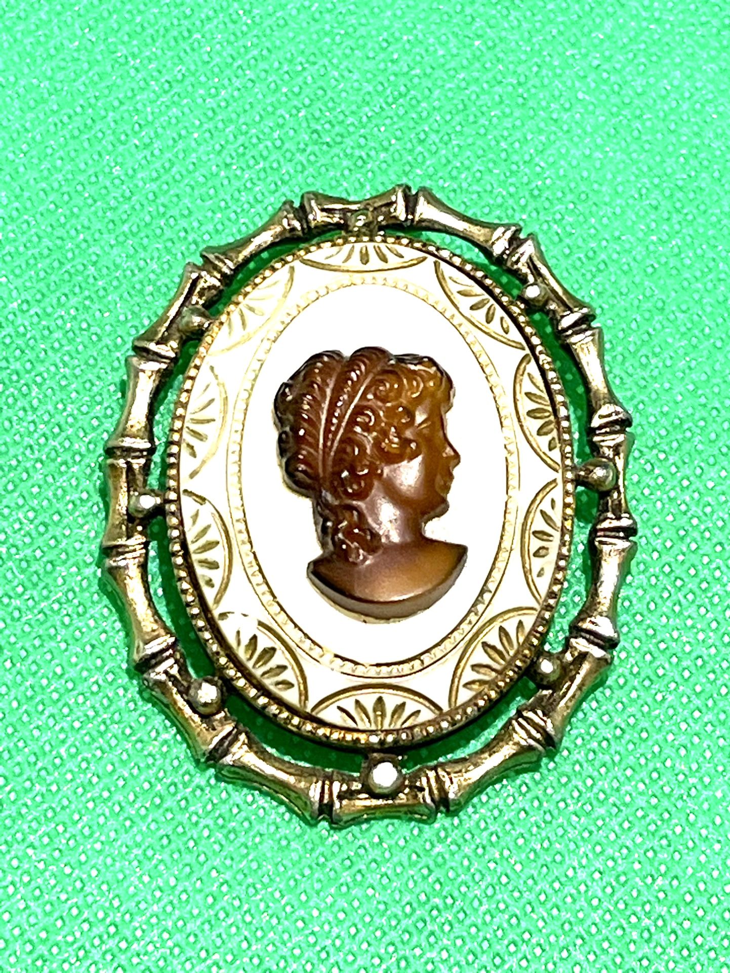 Vintage Cameo Brooch /Pendant