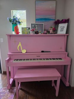 Pink piano
