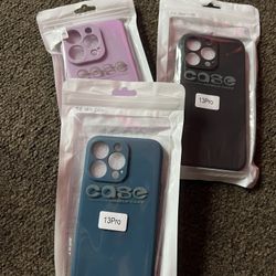 iPhone 13 Pro/14 Pro Brand New Cases. Soft Flexible Silicone
