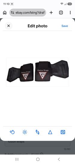 Fusion Wraps Weightlifting Wrist Support Wrap High-Quality