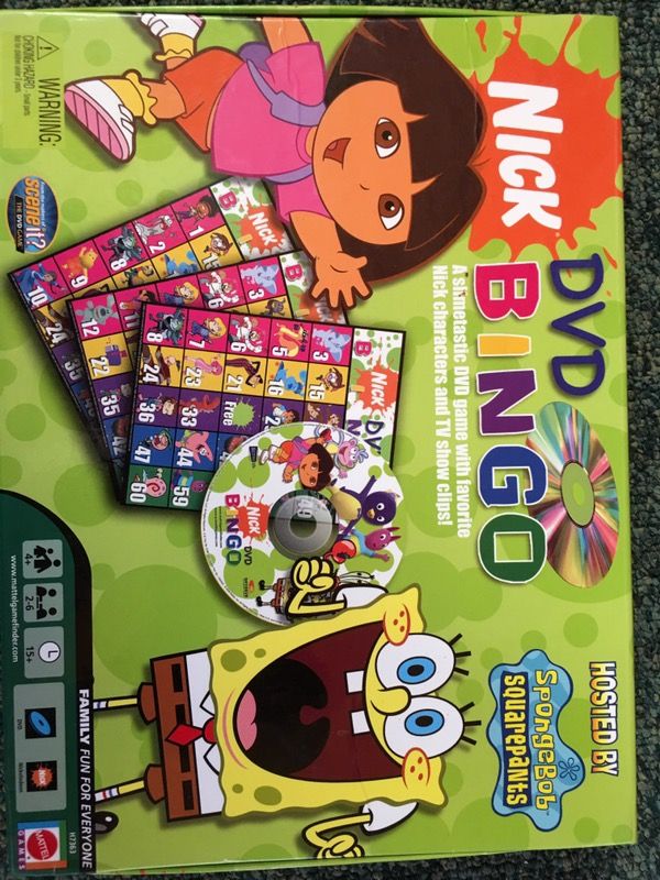 ミュージック BINGO DVD Amazon.com: Nickelodeon DVD Bingo Game : Toys & Games