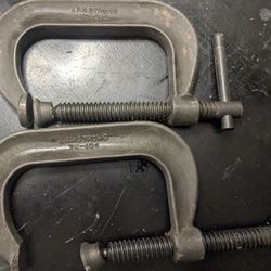 Two C Clamps 