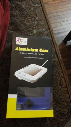 Wii U aluminum case $20obo (accept trades)
