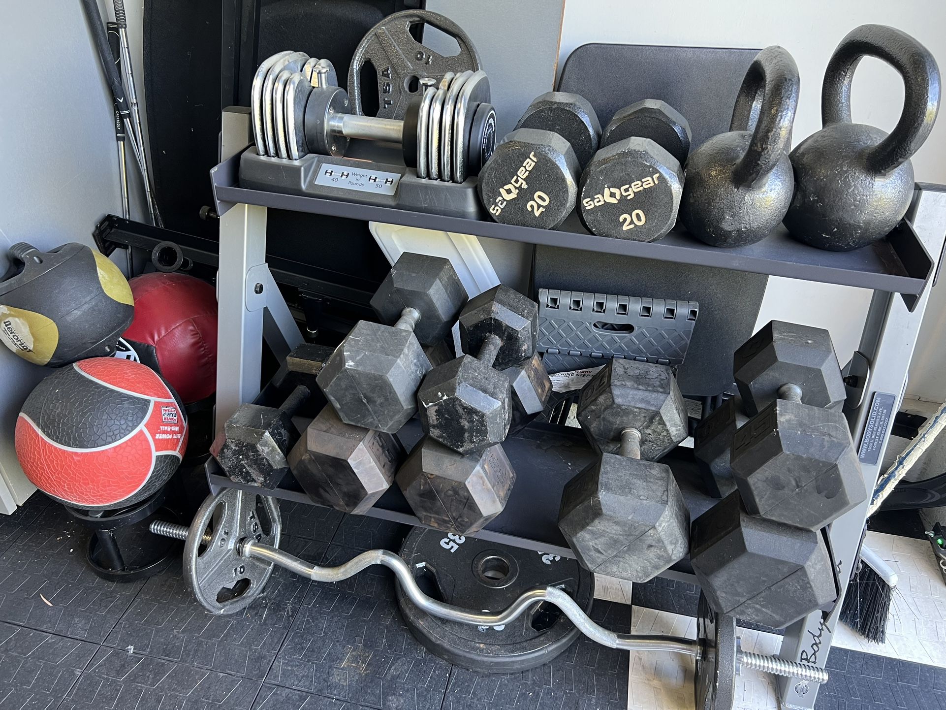 35lb, 55lb and 70lb Dumbbell Set