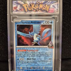 POKEMON 4 Qty Cards / 2025 TCG TEAM ROCKETS ARTICUNO RARE HOLO 051/182 HP 120 Dark