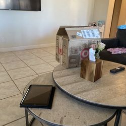 Round Marble Coffee Table 