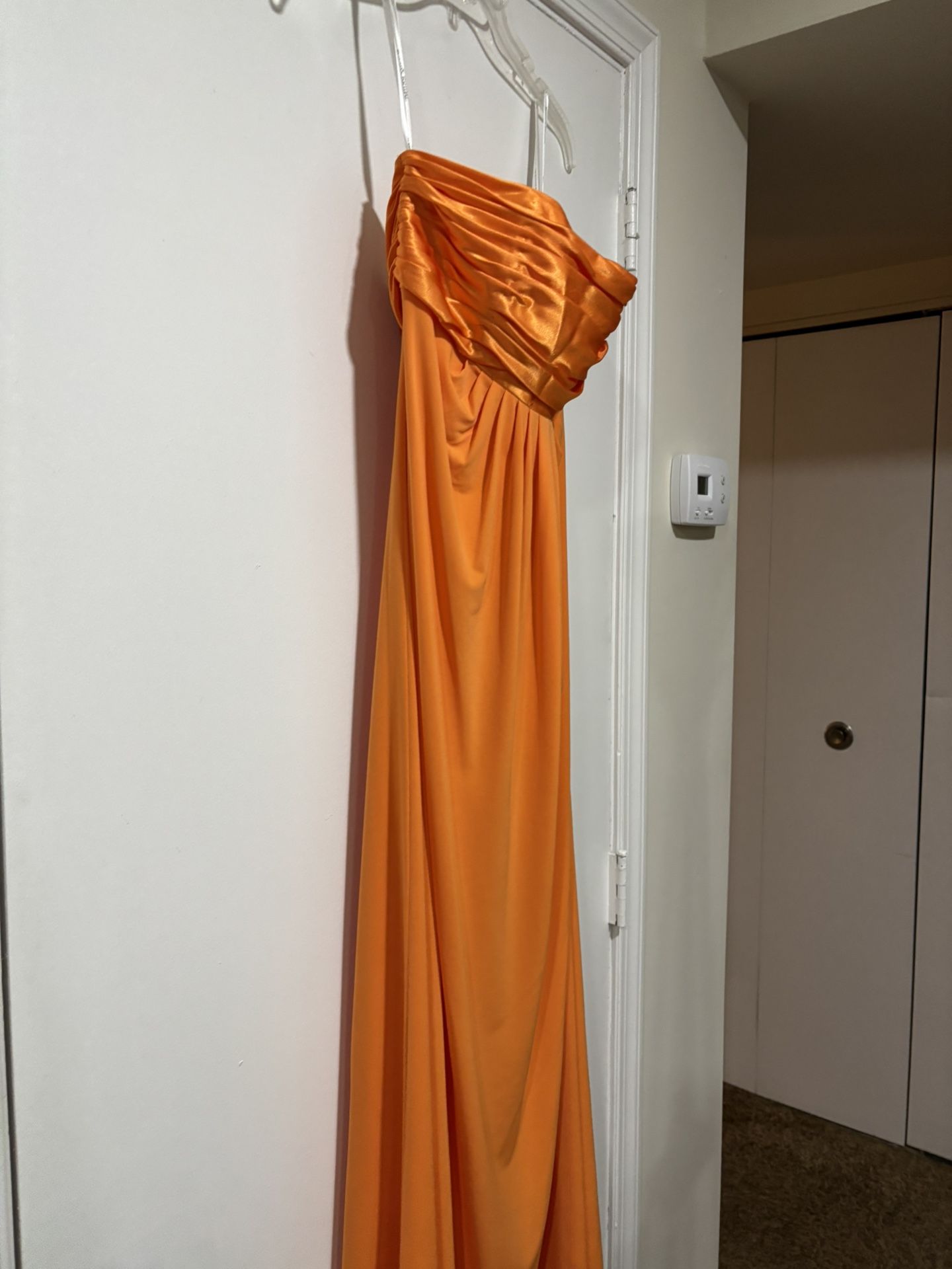 Size 8 Formal Dress / Orange Bridesmaids Dress