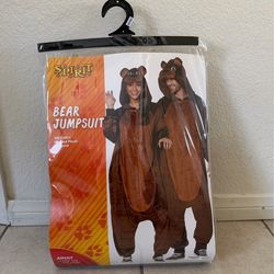 Disfraz de oso adulto $20 /     Adult Bear Jumpsuit Costume $20