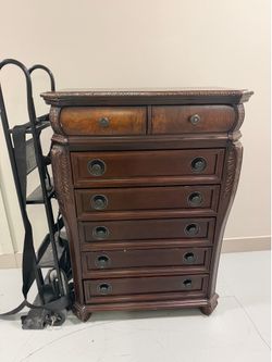 brown dresser