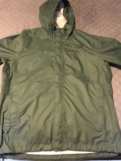 NorthFace Olive Green Windbreaker (Size L)