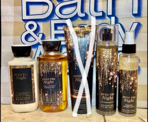 Bath & Body Works Into The Night  Signature Collection Body Care