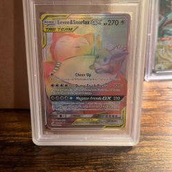 Snorlax Eevee Gx Psa10