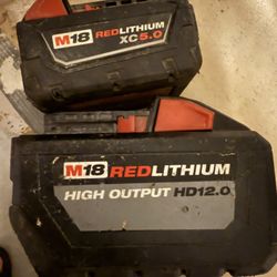 Both Batteries For Sale 