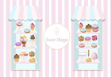 Sweet Shop Back Drop