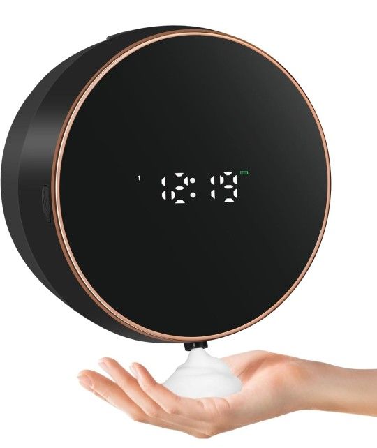Automatic Soap Dispenser Foam Bathroom: Wall Mount Rechargeable Touchless