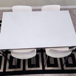 4 Seater Dining Table with Chairs 