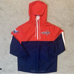 Mitchell & Ness Washington Capitals Anorak Windbreaker Size Medium 