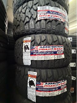 285/45/22 American road star 4 new tires installed ✅ INSTALDAS ✅