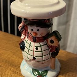 Snowman Candle Holder