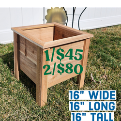 🌿 Cedar Planter Boxes – Made to Order!