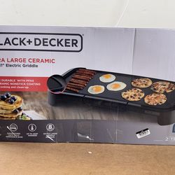 Black & Decker 11" x 20" Nonstick Electric Griddle