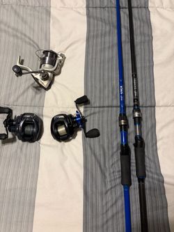 Fishing rods and reels