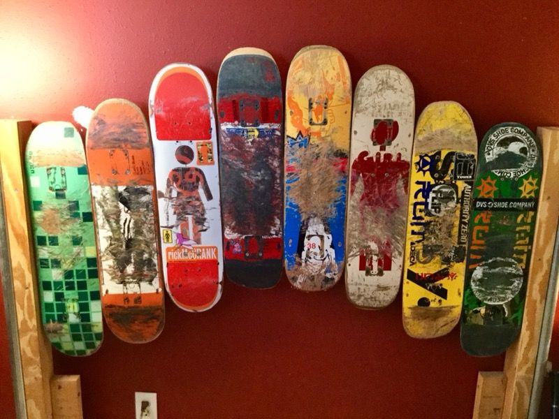 Skateboard Headboard