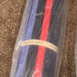 NWT Dash&Albert Indoor/Outdoor Regatta Striped Handwoven 2.5'x18’ UV Runner