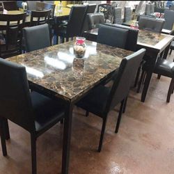 Dining Table With 4 Chairs - Delivery And Financing Available 