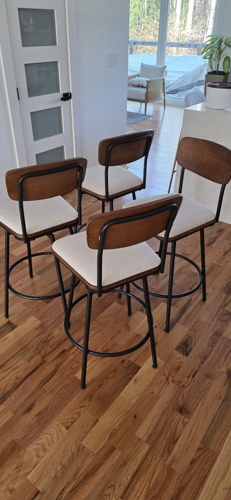 Kitchen Island Chair Swivel Set Of Four