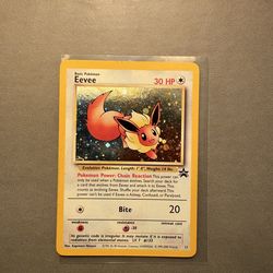 Pokémon TCG Eevee Holo Promo 11 WOTC Black Star Promo