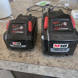 Milwaukee Batteries 